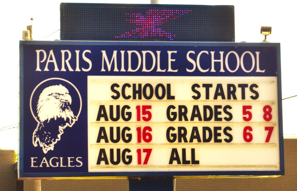 Paris Middle School Staggered Start Paris Middle School