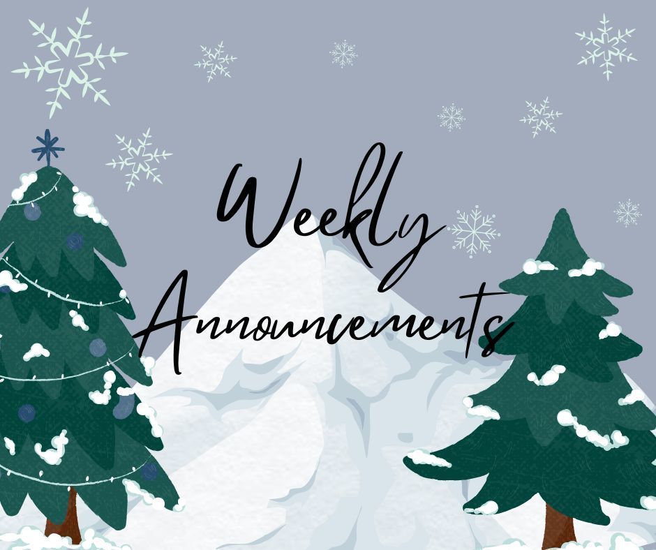 Important Announcements