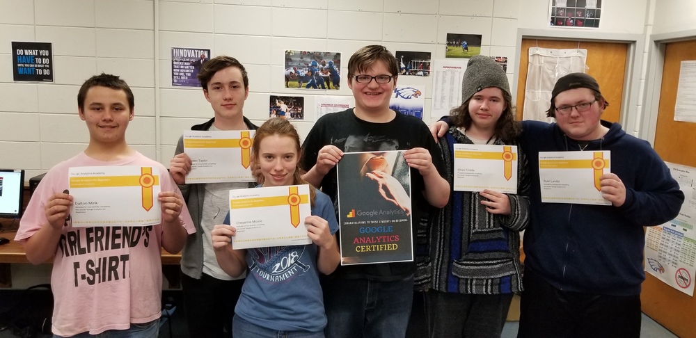PHS Students earn Google Certification