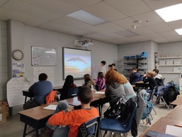 5th Grade Students Presenting Their Plans for a Marine Rescue Center